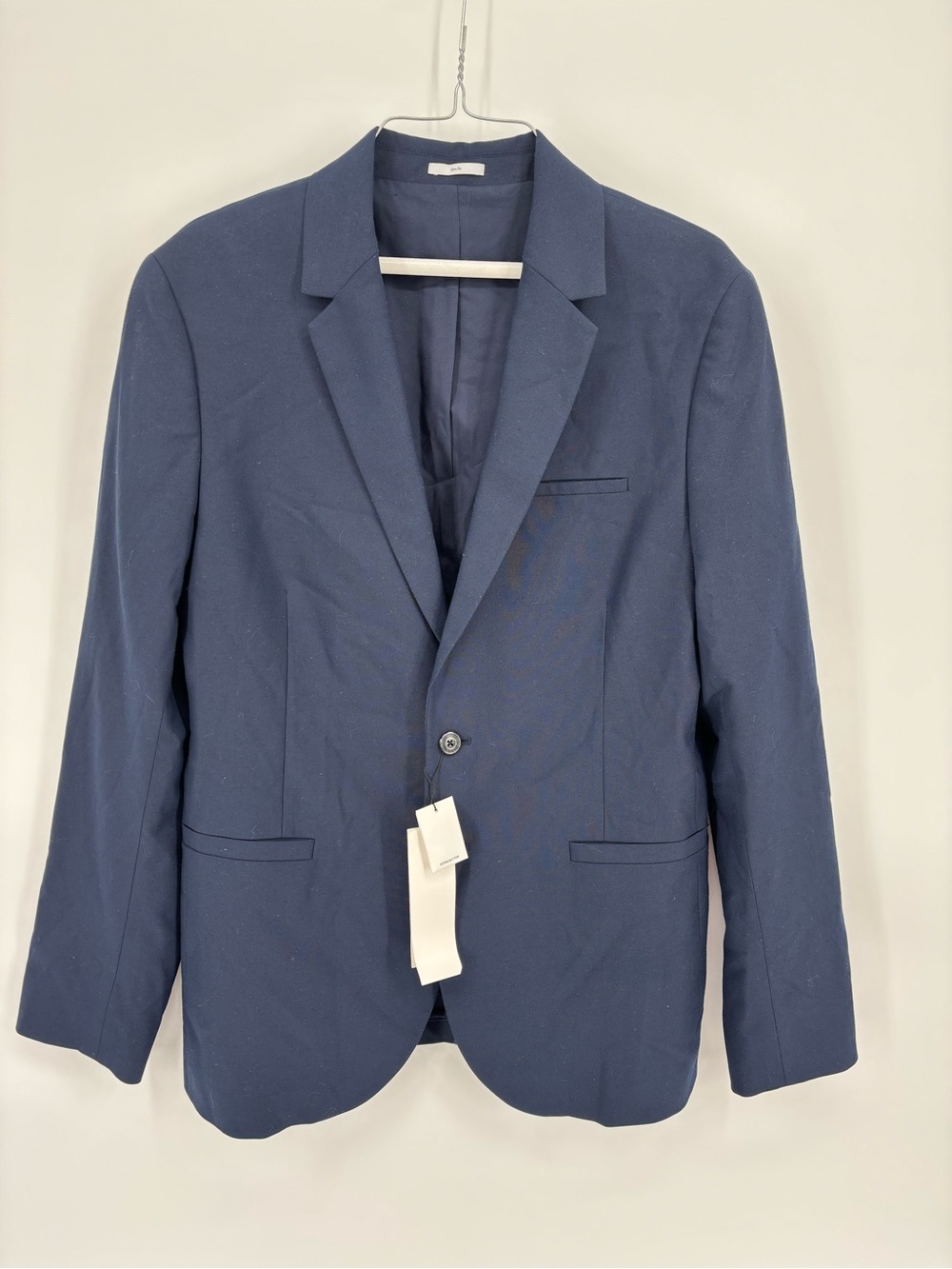 NWT Calvin Klein Blazer Mens Small MSRP $269 Refined Stretch Slim Sapphire Blue